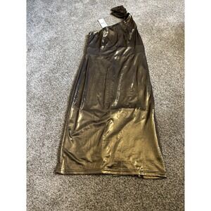 Jasambac Size M Gold  Woman's‎ Dress (A448)